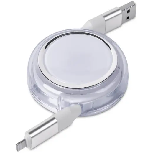 Swiss Cougar Luanda 4-in-1 Retractable Fast Charge 240W PD Cable Closed Lightning